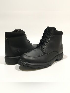 UGG Biltmore Mid Lace-up Boot -Waterproof Leather -Black -Men’s US 9 -NEW